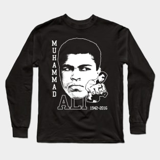 Sports Boxing Champion Legend Honorable Tribute Gift For Boxing Fans Long Sleeve T-Shirt